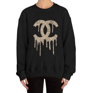 Black Drip Logo Sweatshirt